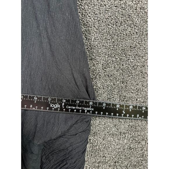 Angie Boho Peasant Dress Womens Size S Black Paisley Hippie Rayon Flowy Festival - Picture 6 of 6